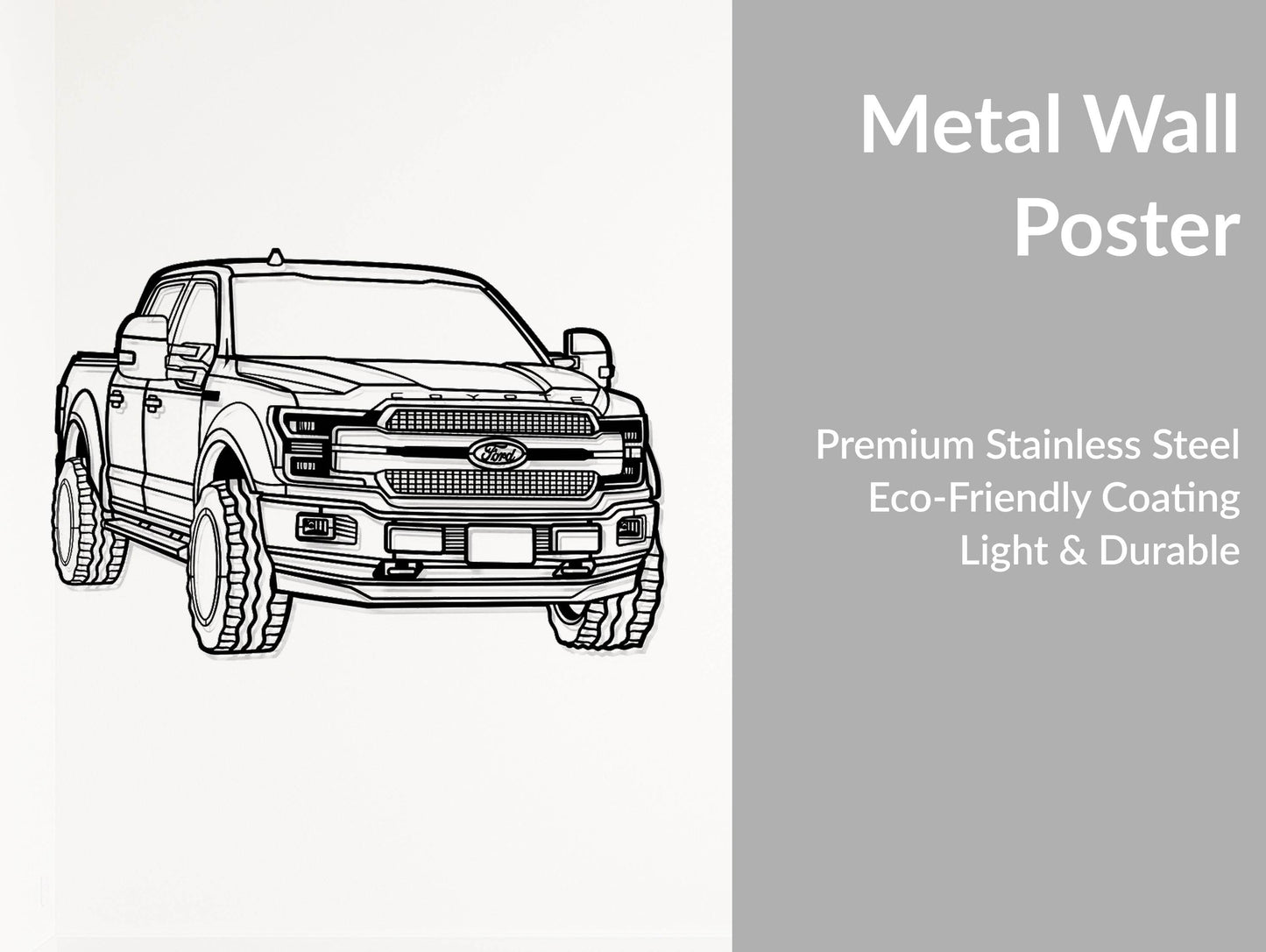 F-150 Perspective - Metal Wall Art - Metal Art