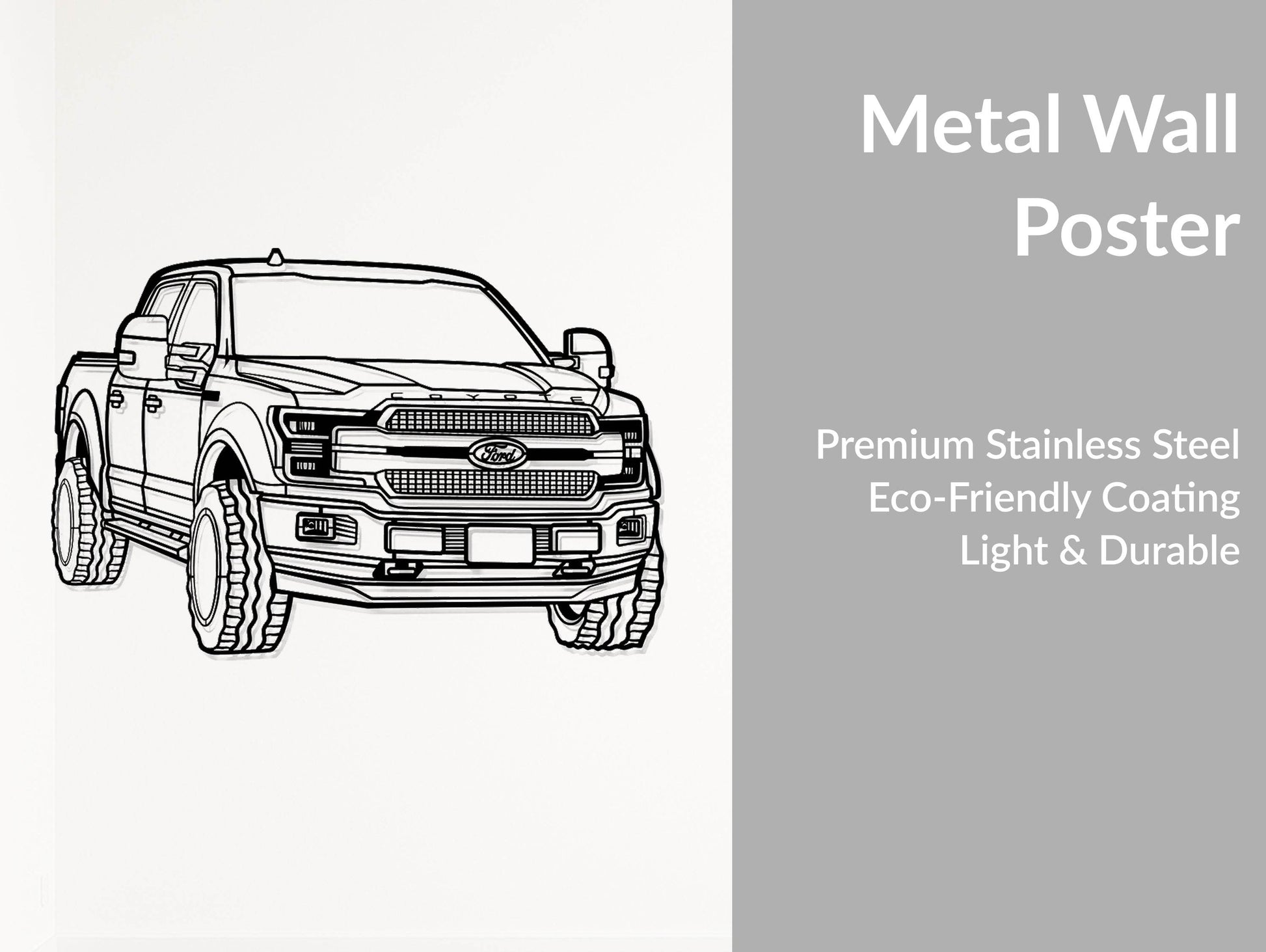 F-150 Perspective - Metal Wall Art - Metal Art
