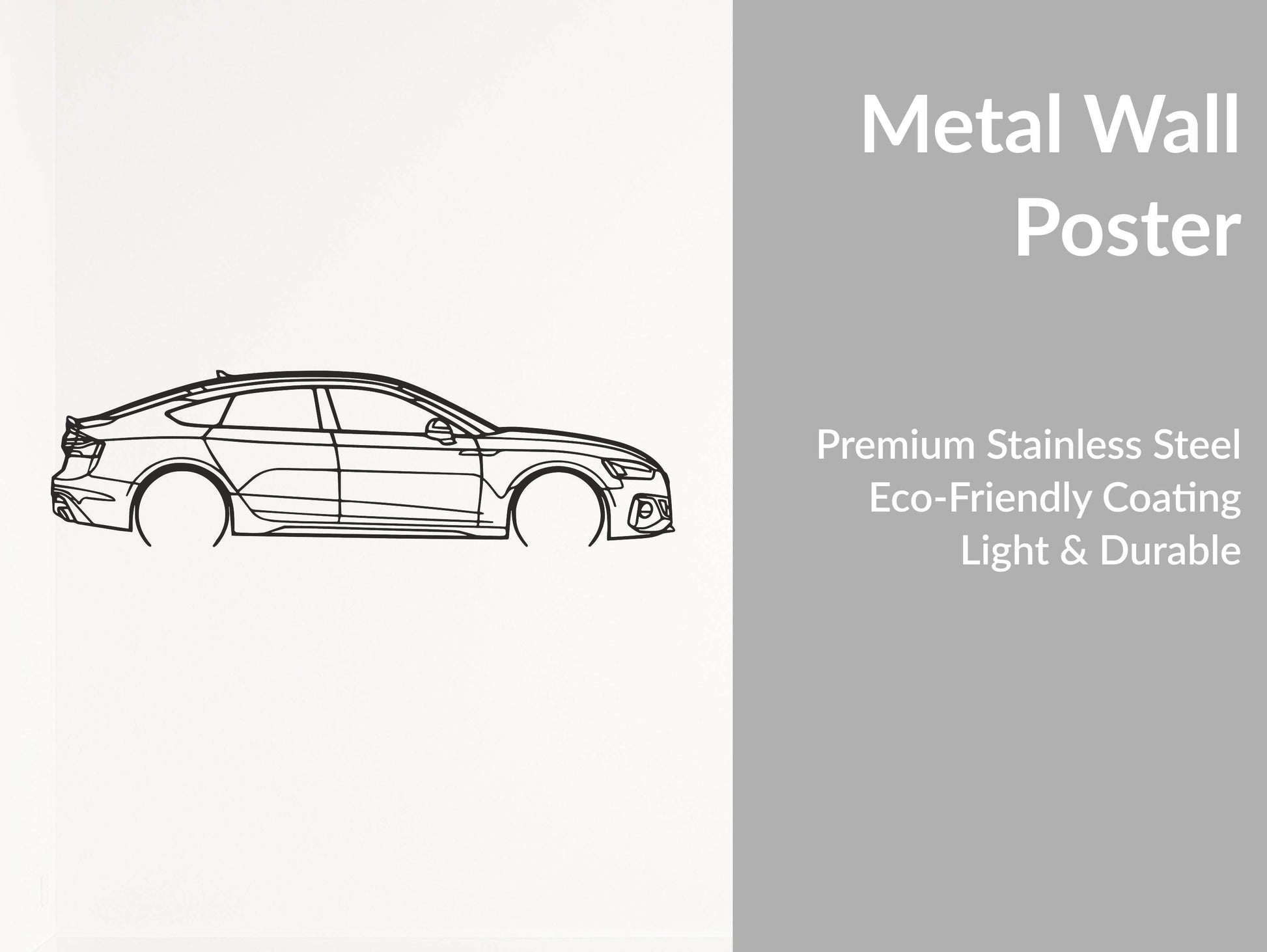 RS5 Sportback - Metal Wall Art - Metal Art