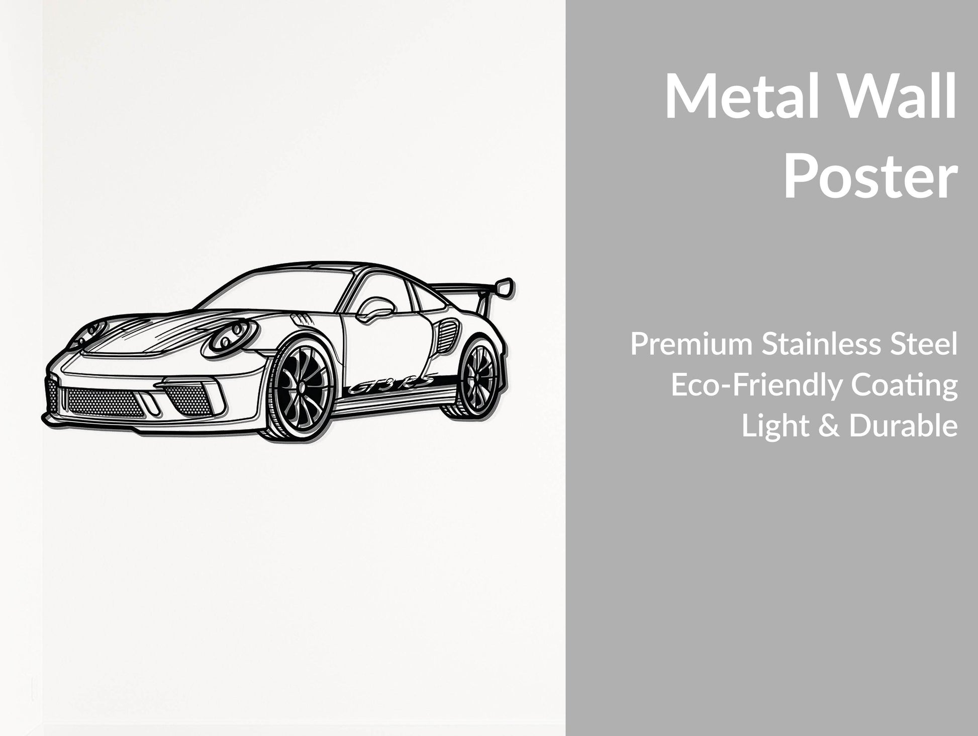 911 GT3 RS - Metal Wall Art - Metal Art