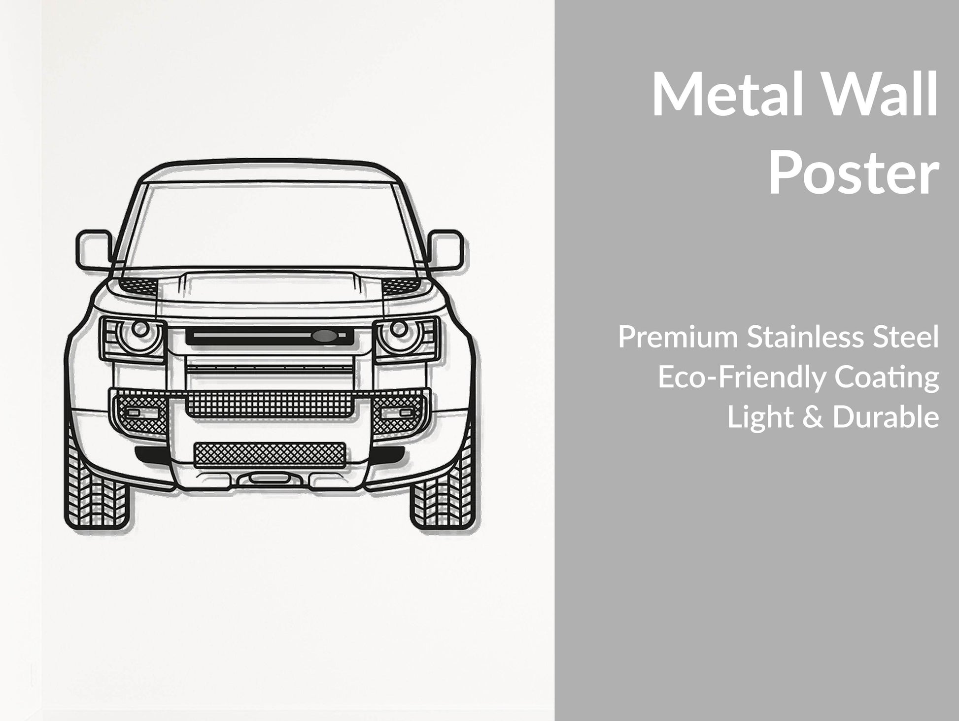 Defender Front - Metal Wall Art - Metal Art