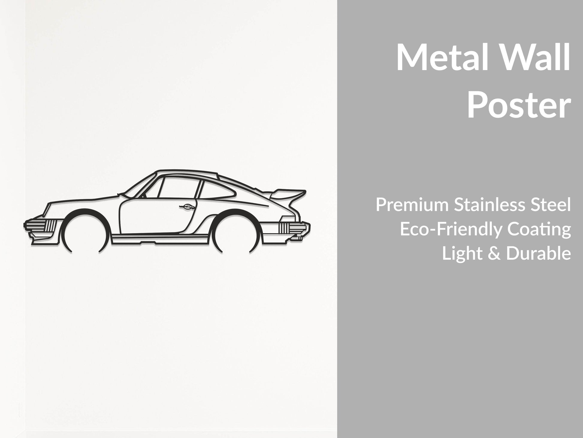 911 Turbo - Metal Wall Art - Metal Art