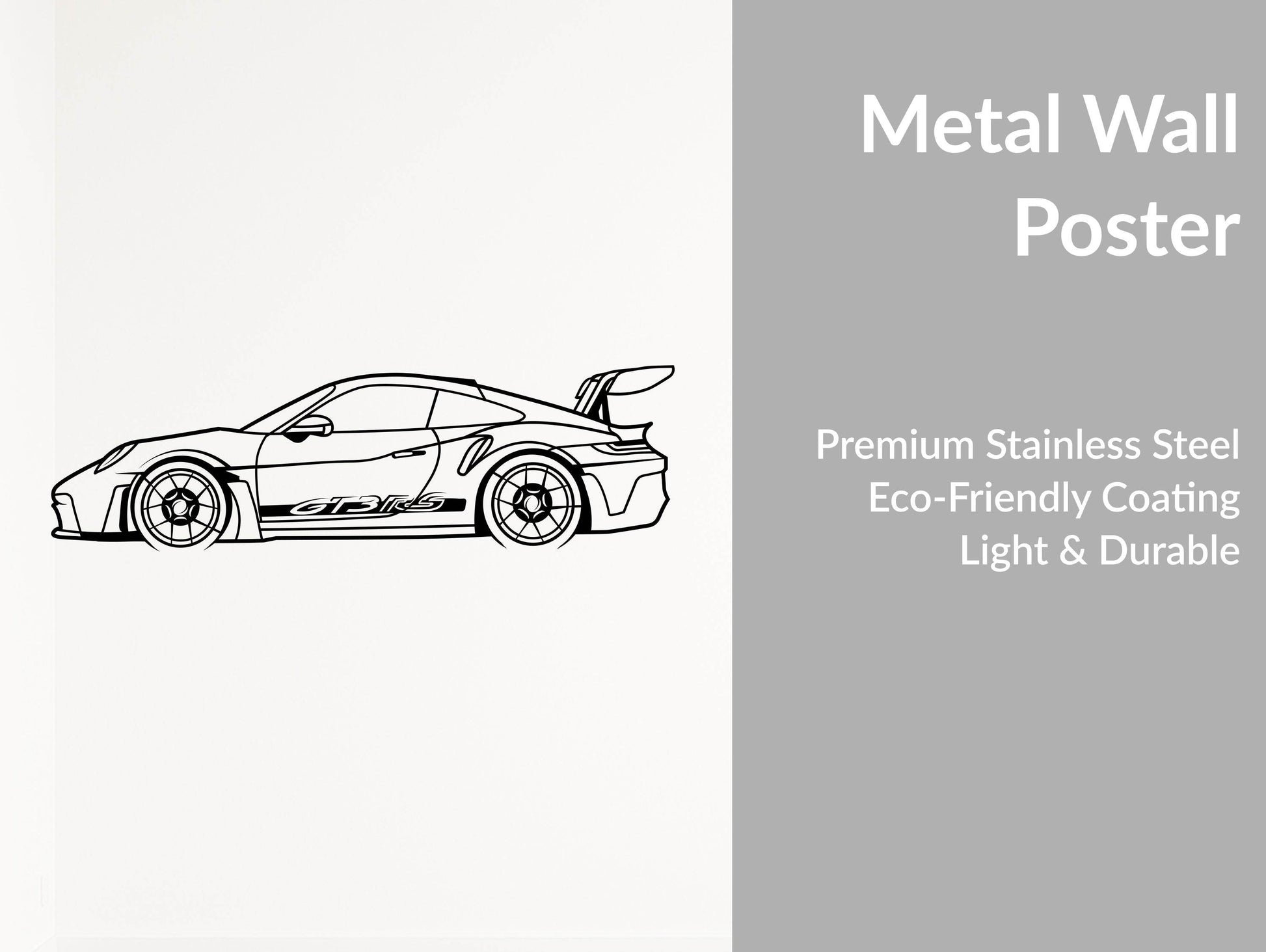 911 GT3 RS - Metal Wall Art - Metal Art