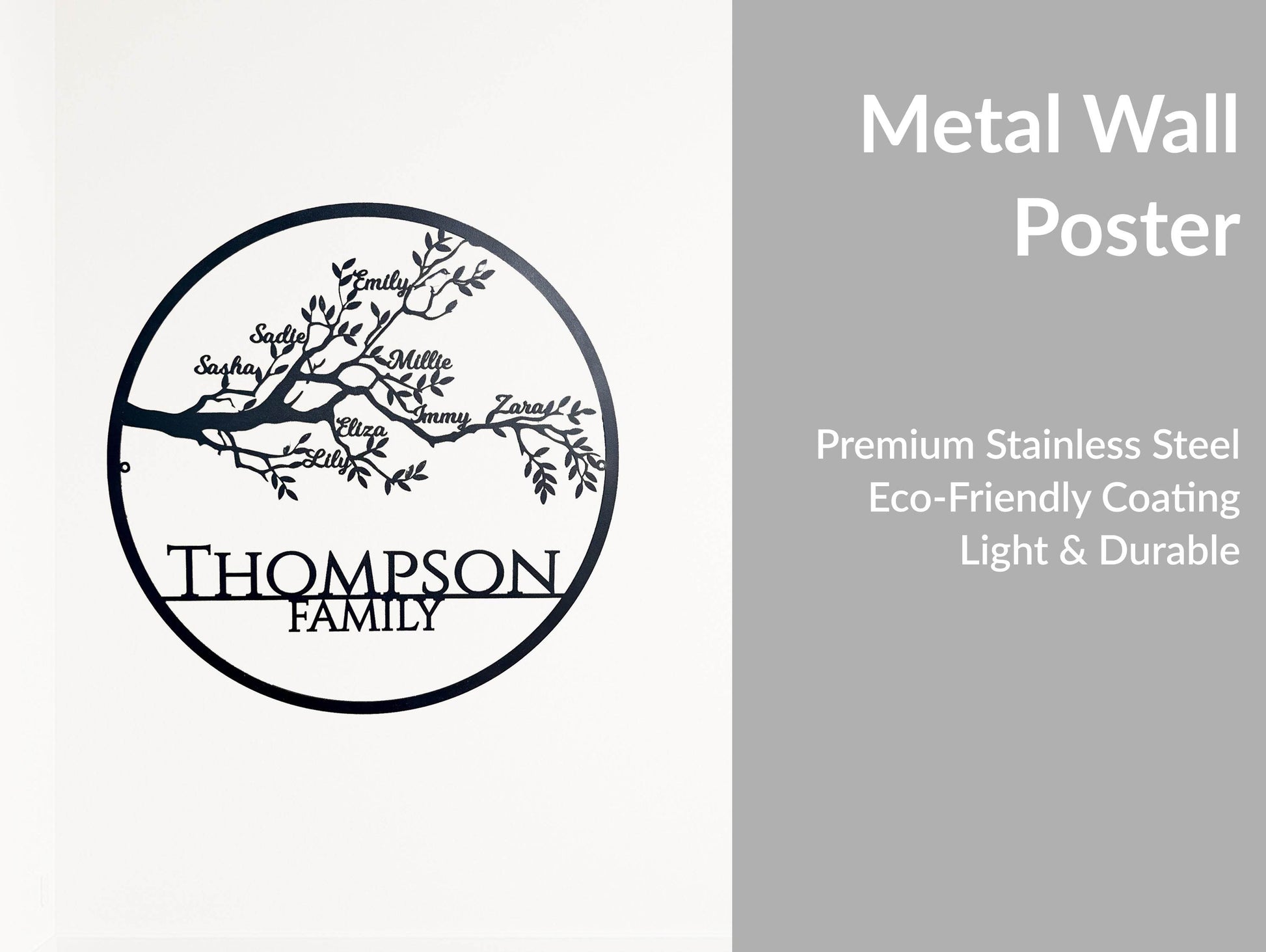 Custom Family Tree of Life - Metal Wall Art - Metal Art