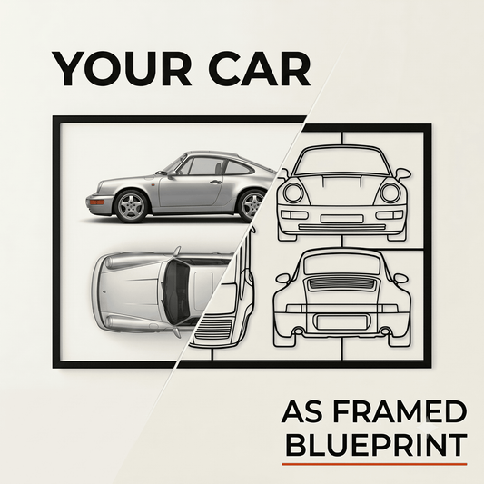 Your Custom Frame Car - Metal Wall Art