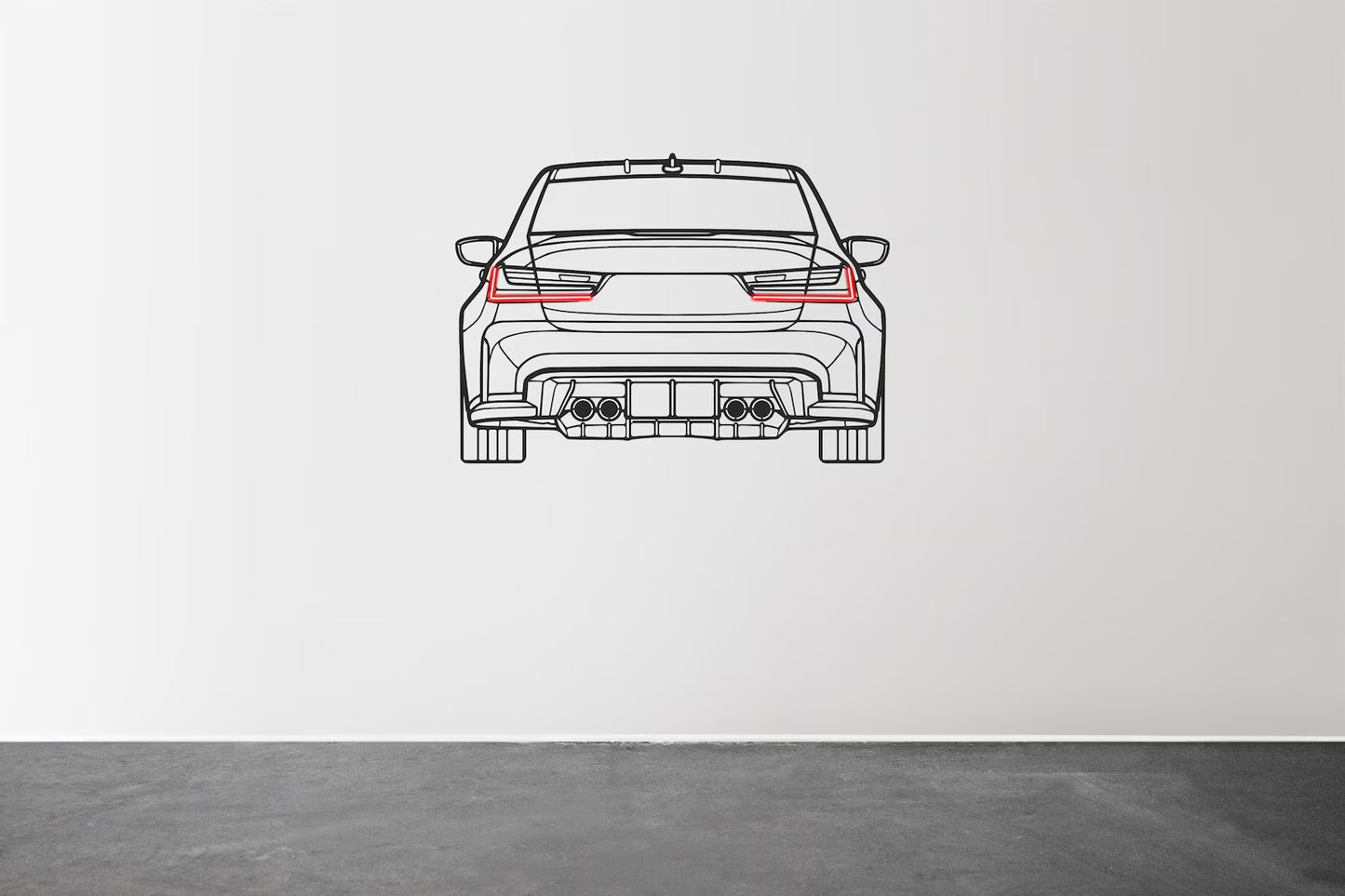 M3 G80 — Neon LED Metal Wall Art - Metal Art