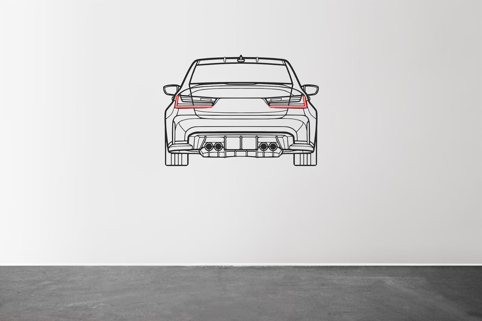 M3 G80 — Neon LED Metal Wall Art - Metal Art