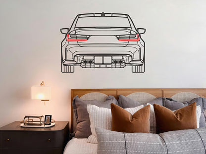 M3 G80 — Neon LED Metal Wall Art - Metal Art