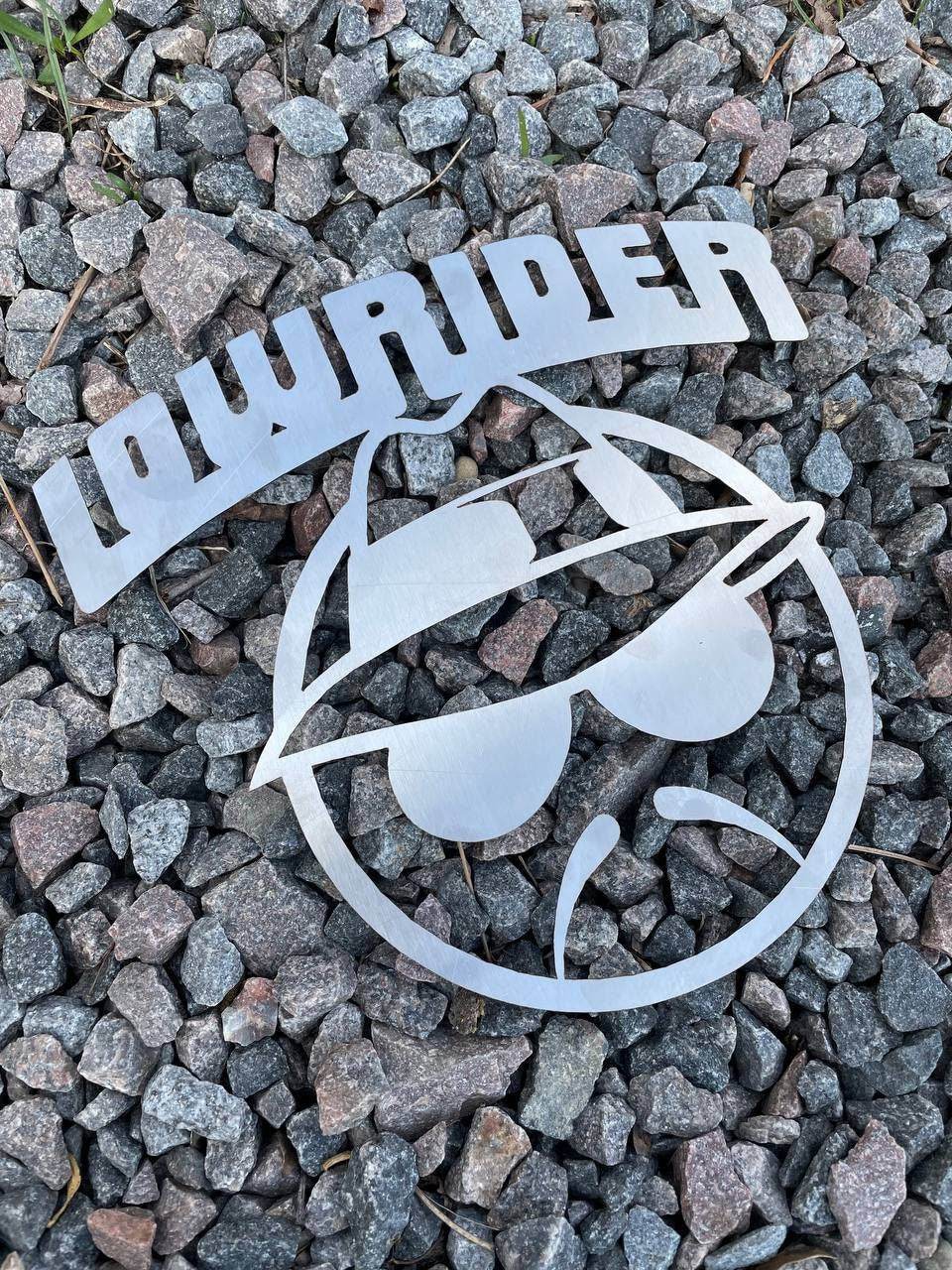 Lowrider Stainless Steel Metal Poster - Metal Art