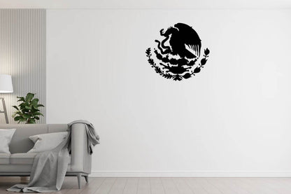 Mexican Eagle Emblem Metal Poster - Metal Art