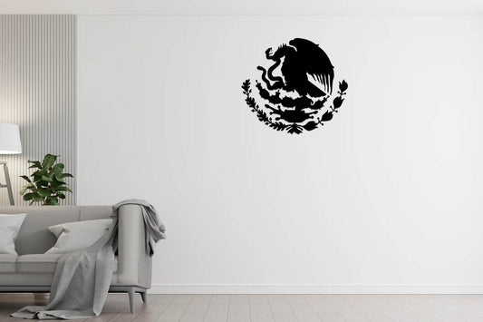 Mexican Eagle Emblem Metal Poster - Metal Art
