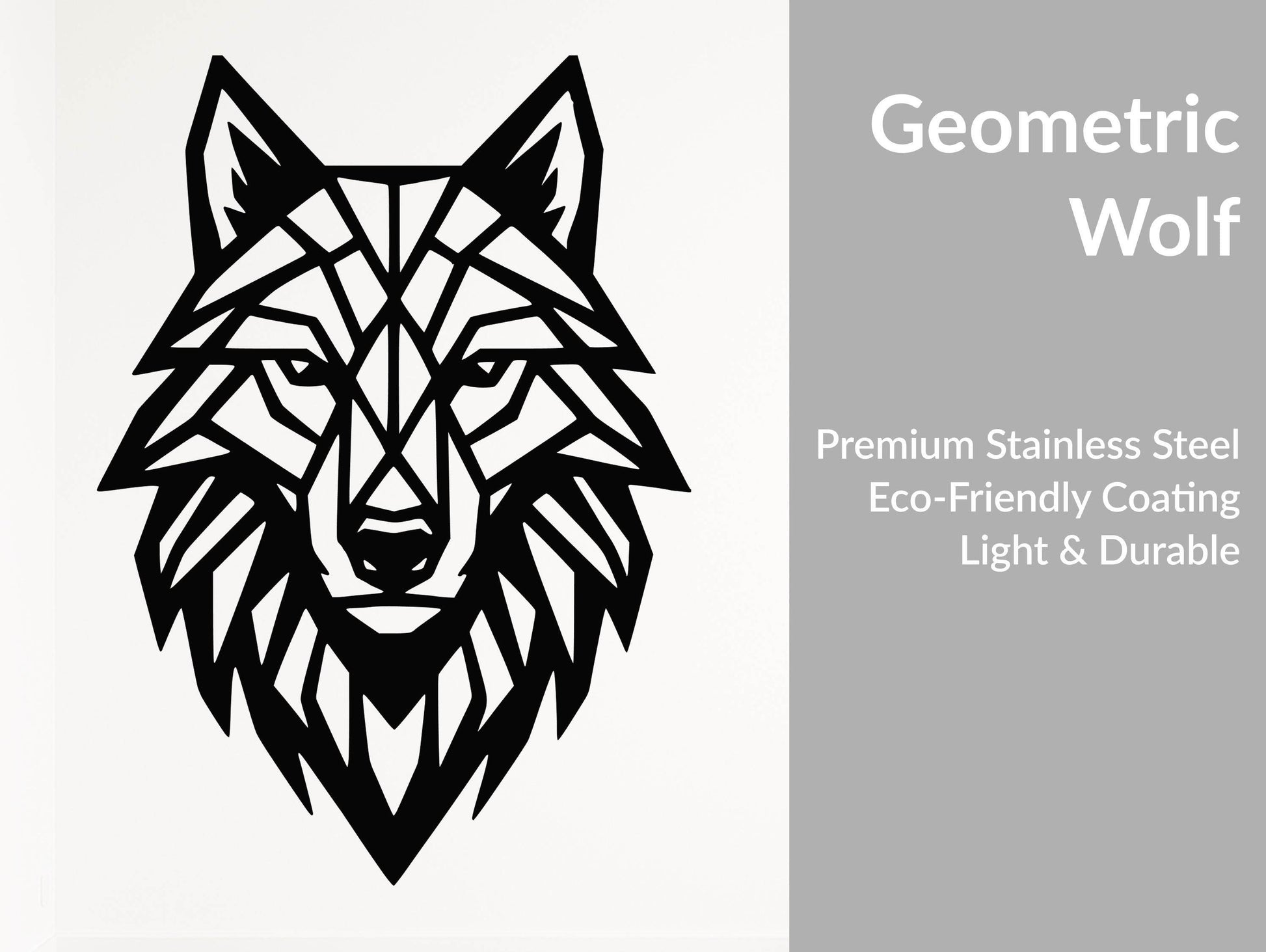 Wolf Head Wall Art - Metal Art