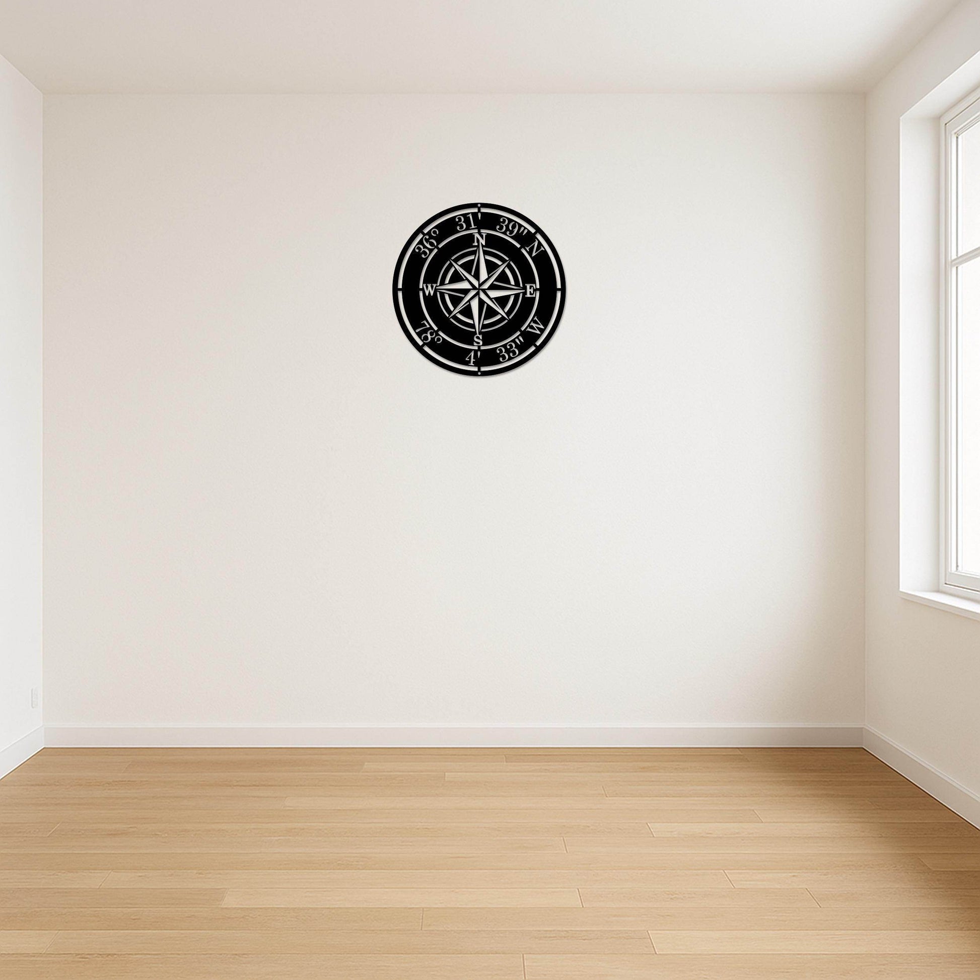 Custom Compass Rose Metal Art - Metal Art