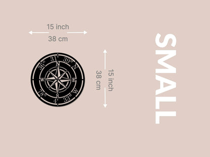 Custom Compass Rose Metal Art - Metal Art