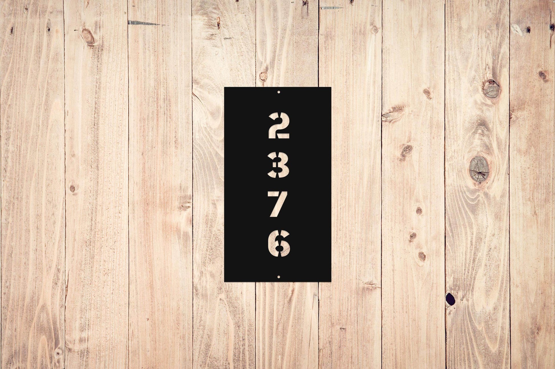 House Number Sign - Metal Art
