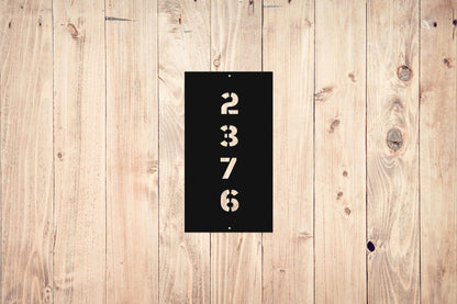 House Number Sign - Metal Art