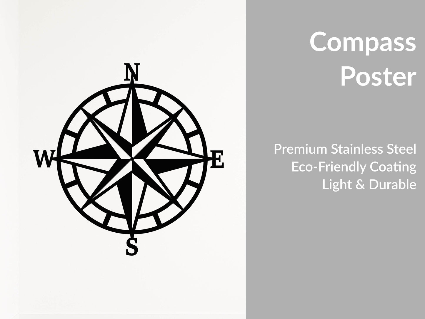 Compass Metal Wall Art - Metal Art