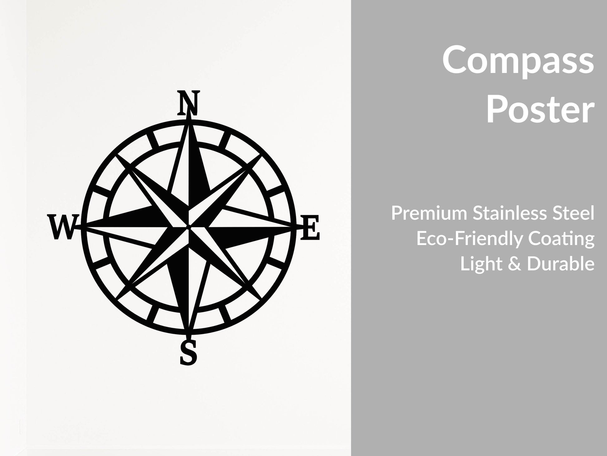 Compass Metal Wall Art - Metal Art