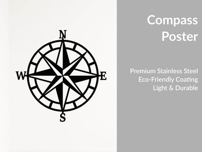 Compass Metal Wall Art - Metal Art