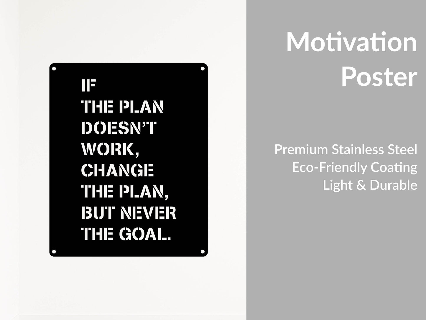 Inspirational Metal Sign - Metal Art