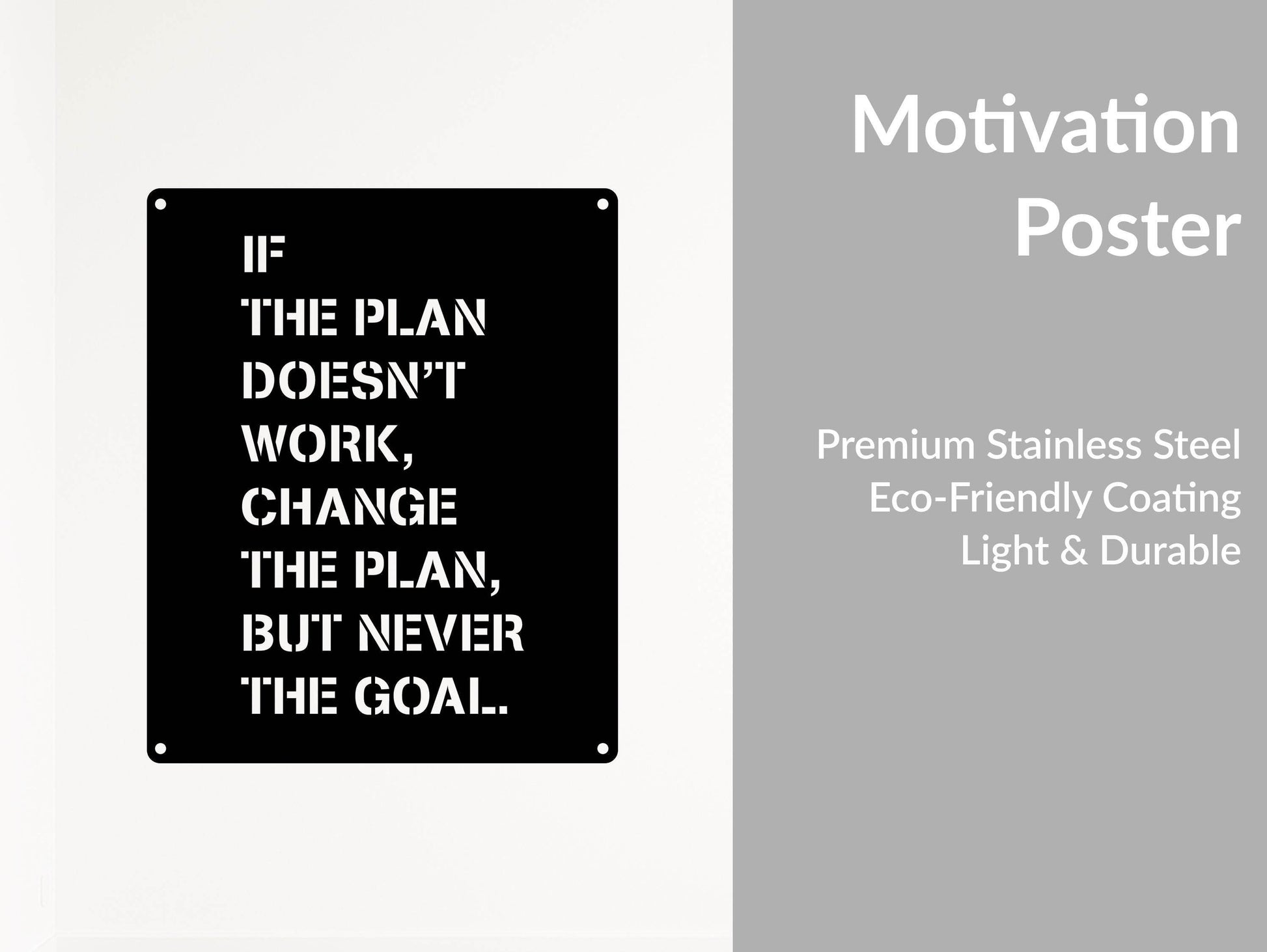Inspirational Metal Sign - Metal Art