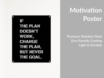 Inspirational Metal Sign - Metal Art