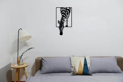 Zebra Metal Wall Art - Metal Art
