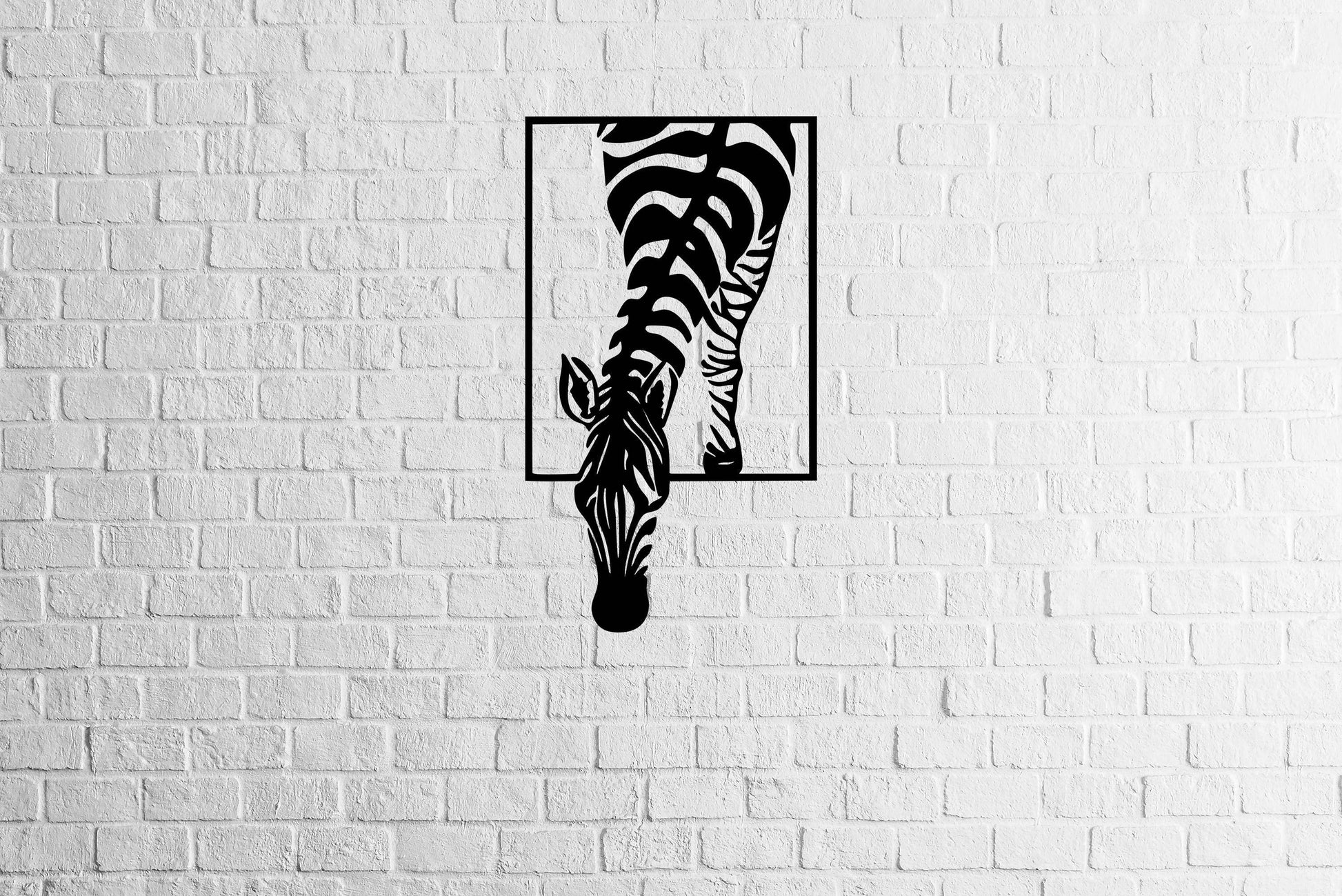 Zebra Metal Wall Art - Metal Art