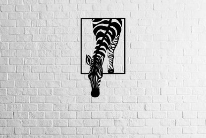 Zebra Metal Wall Art - Metal Art