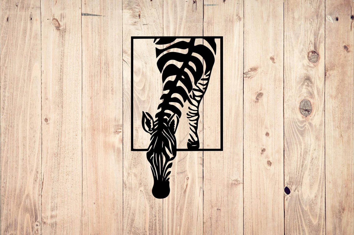 Zebra Metal Wall Art - Metal Art