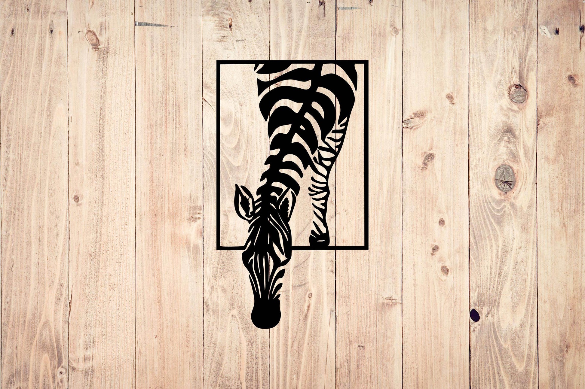 Zebra Metal Wall Art - Metal Art