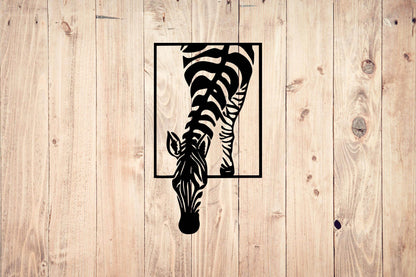 Zebra Metal Wall Art - Metal Art