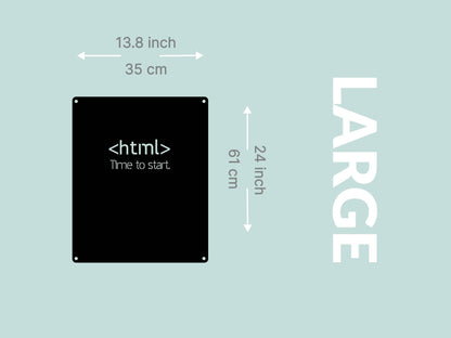 HTML Metal Wall Art - Metal Art