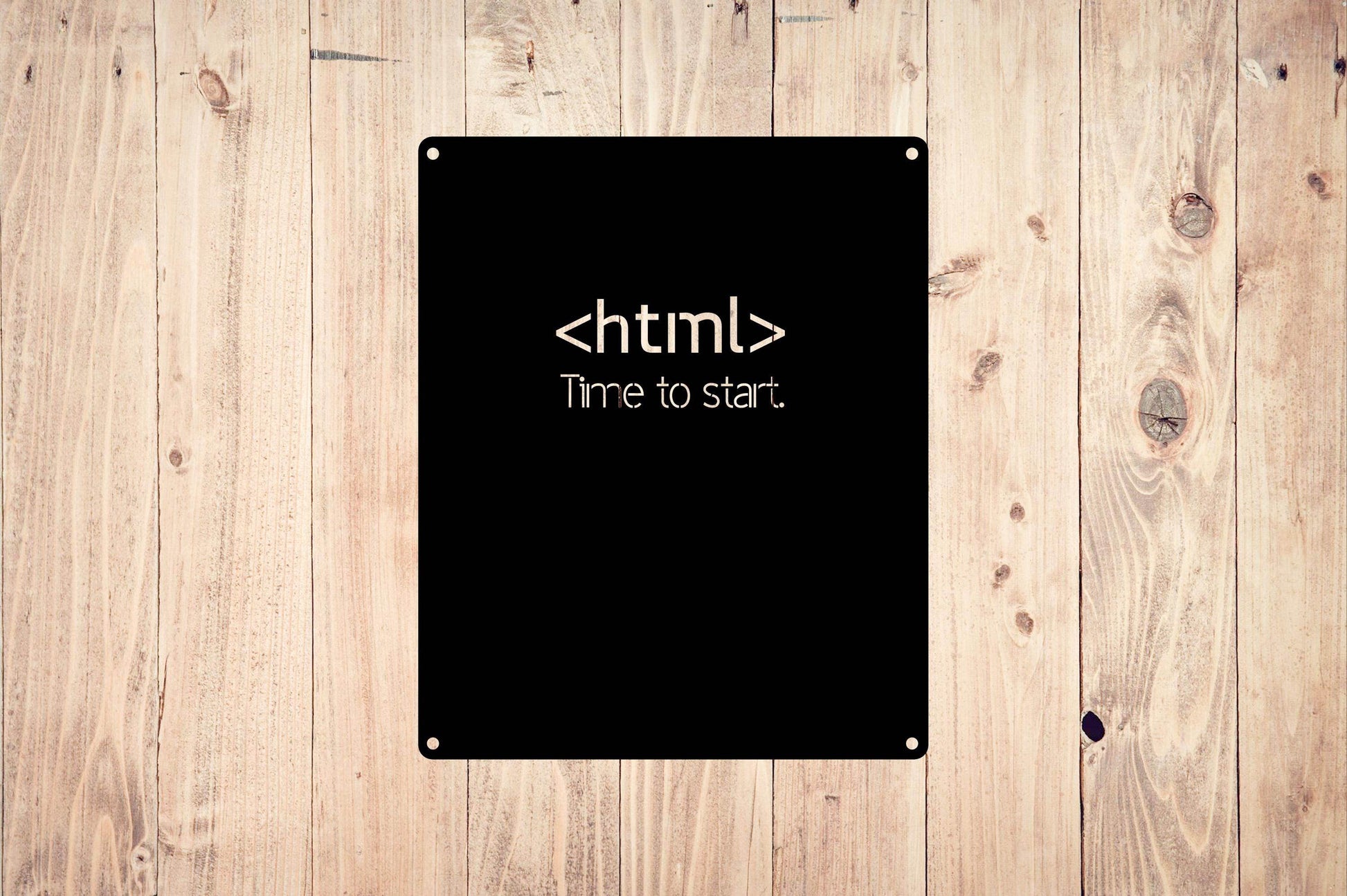 HTML Metal Wall Art - Metal Art