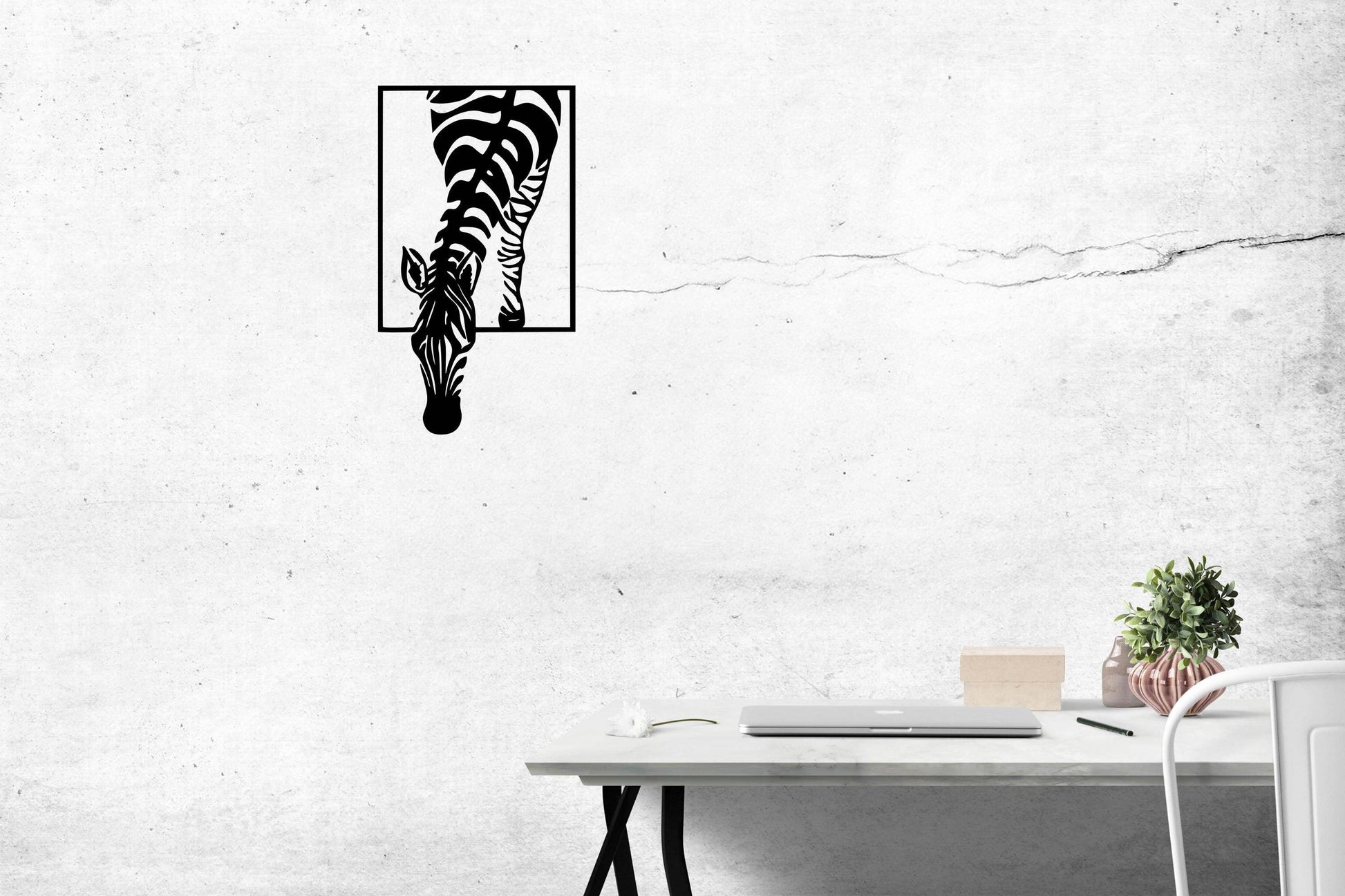 Zebra Metal Wall Art - Metal Art