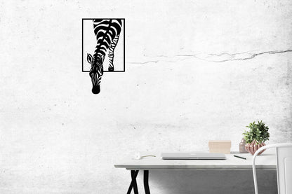 Zebra Metal Wall Art - Metal Art