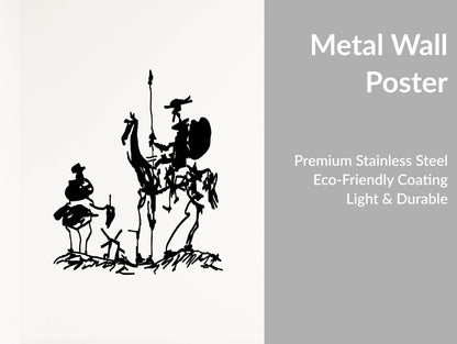 Don Quixote Metal Wall Art - Metal Art