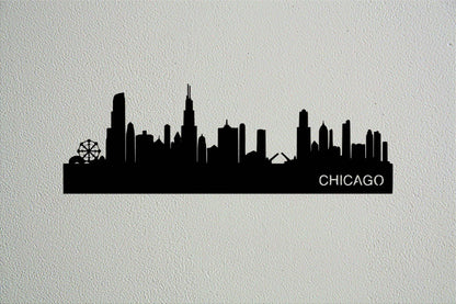 Chicago City Wall Art - Metal Art