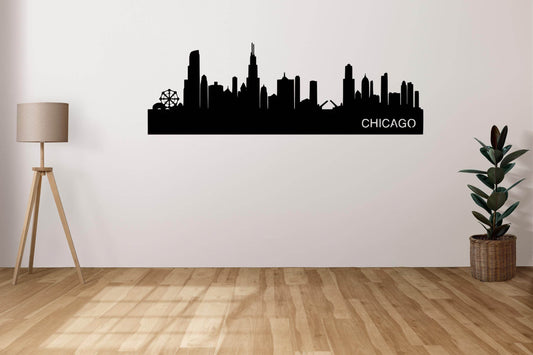 Chicago City Wall Art - Metal Art