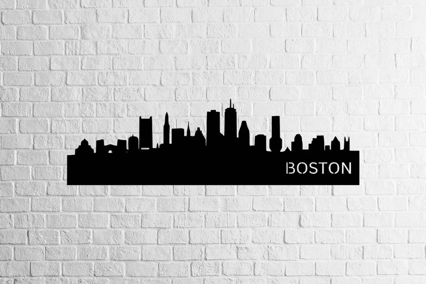 Boston Skyline Metal Art - Metal Art