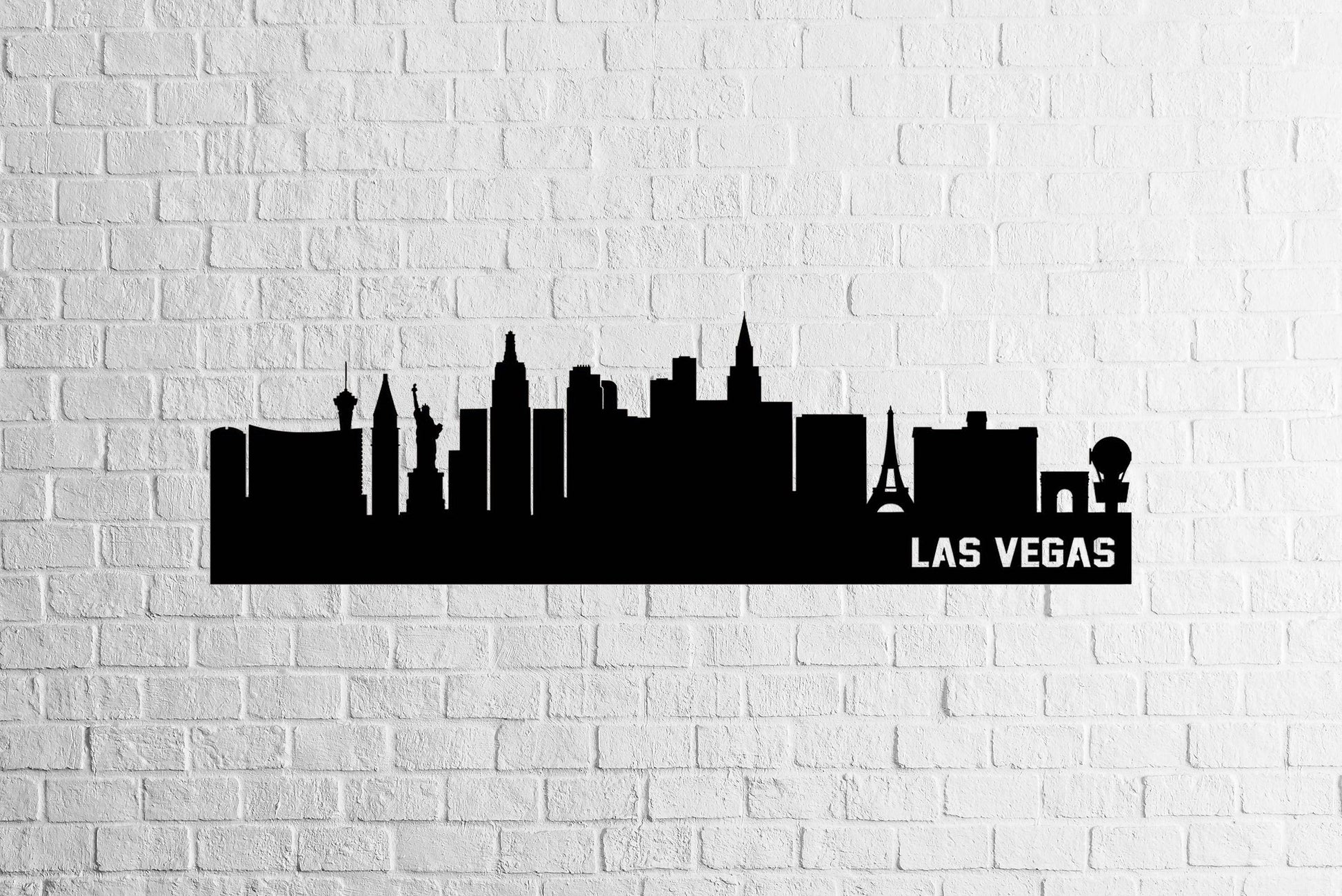 Las Vegas Skyline Metal Wall Art - Metal Art
