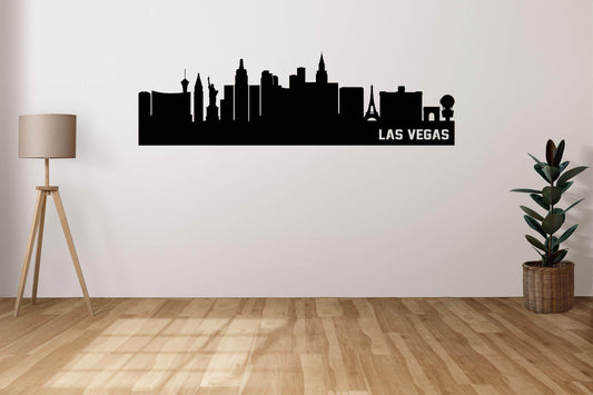 Las Vegas Skyline Metal Wall Art - Metal Art