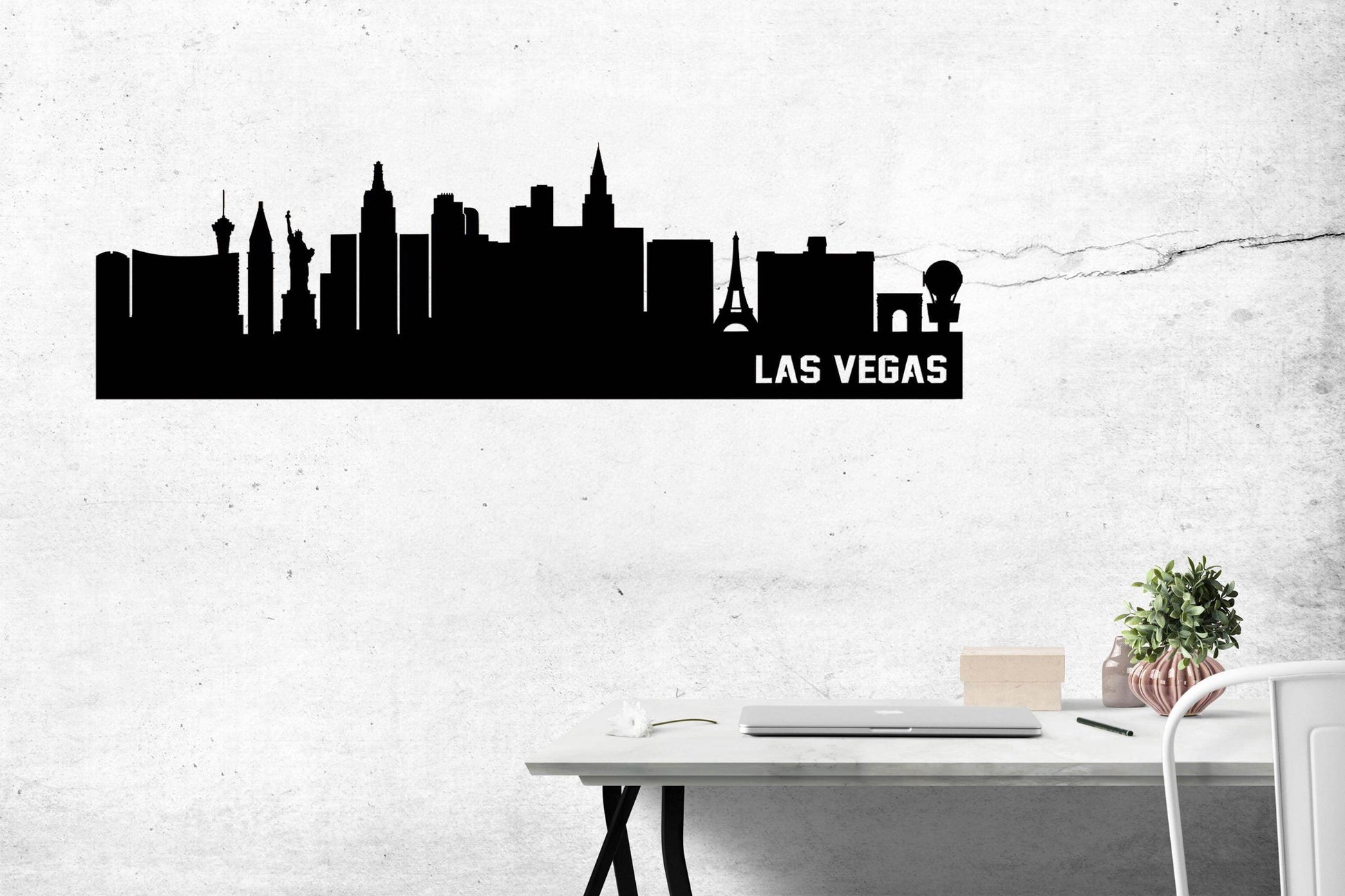 Las Vegas Skyline Metal Wall Art - Metal Art