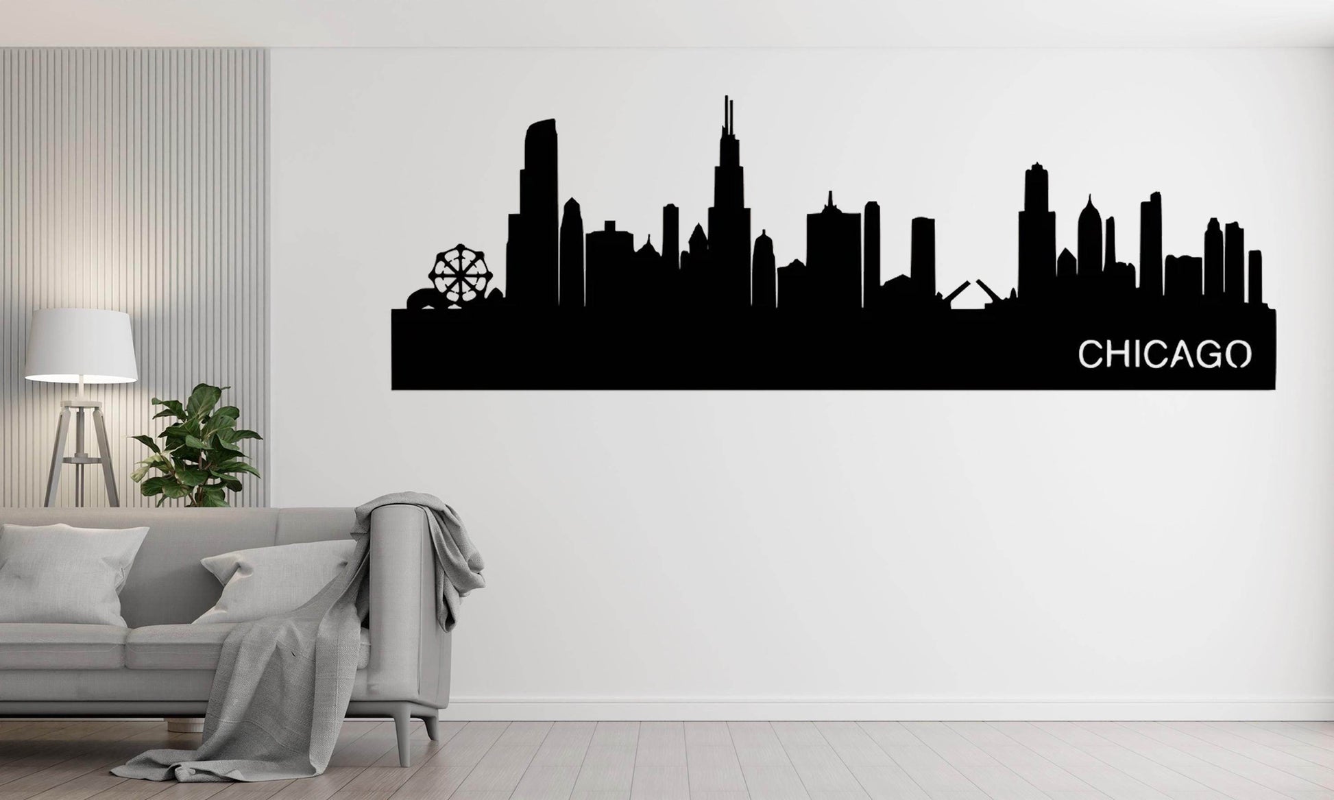 Chicago City Wall Art - Metal Art