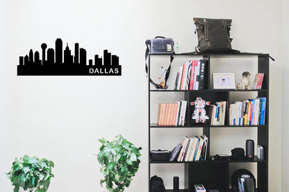 Dallas Skyline Metal Wall Art - Metal Art