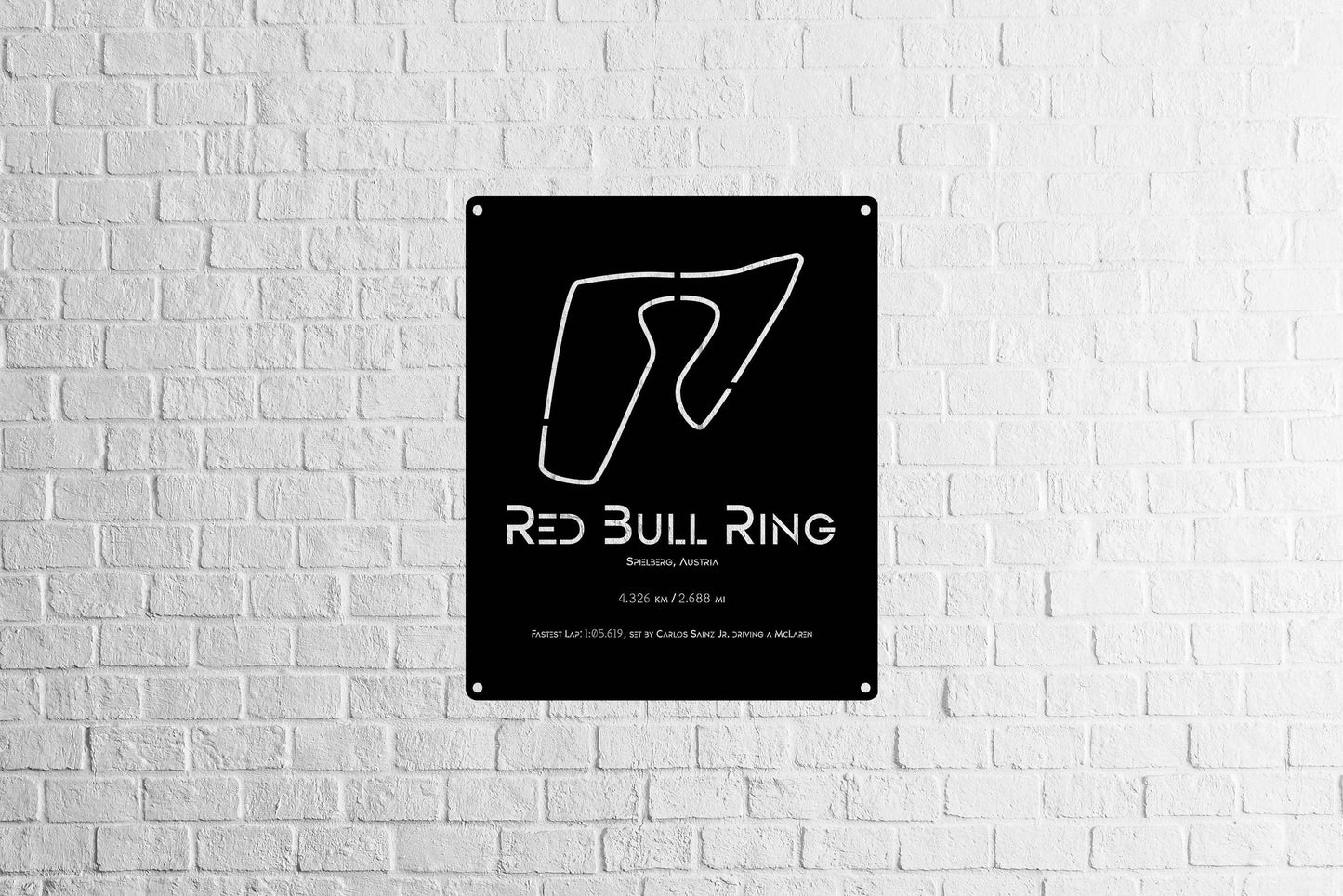 Austrian Circuit Metal Poster - Metal Art