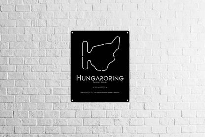 Hungary Circuit Wall Art - Metal Art