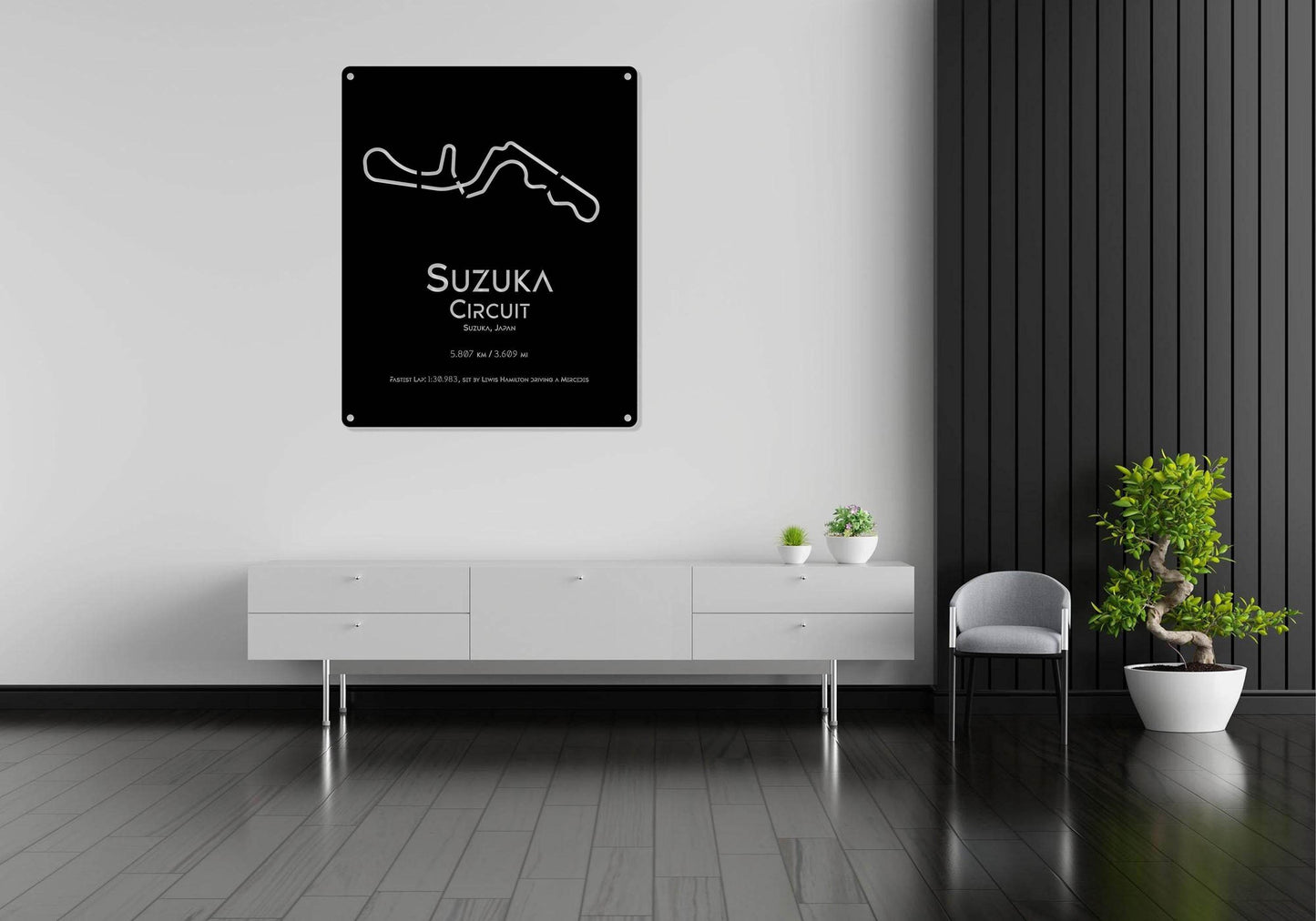 Suzuka Circuit - Metal Art