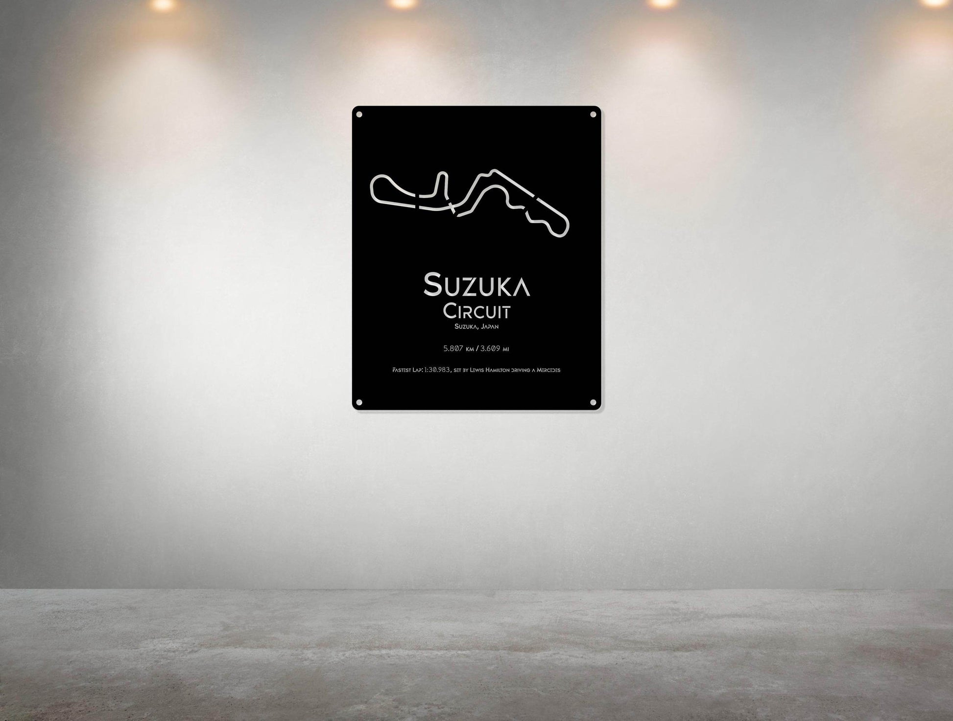 Suzuka Circuit - Metal Art
