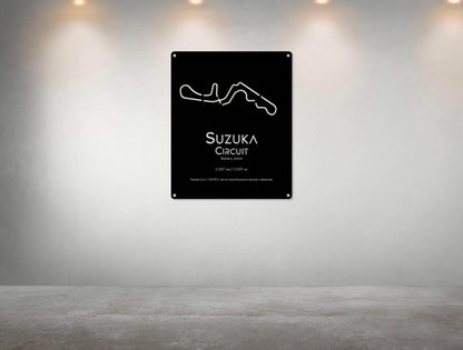 Suzuka Circuit - Metal Art